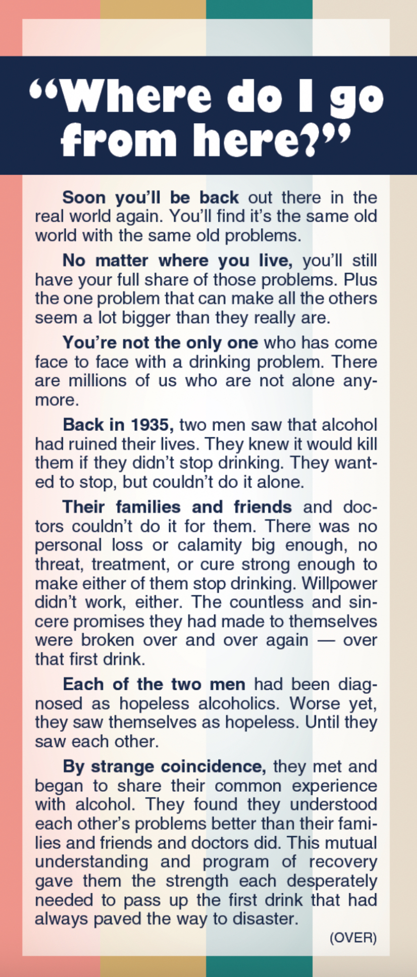 Where do I Go From Here?