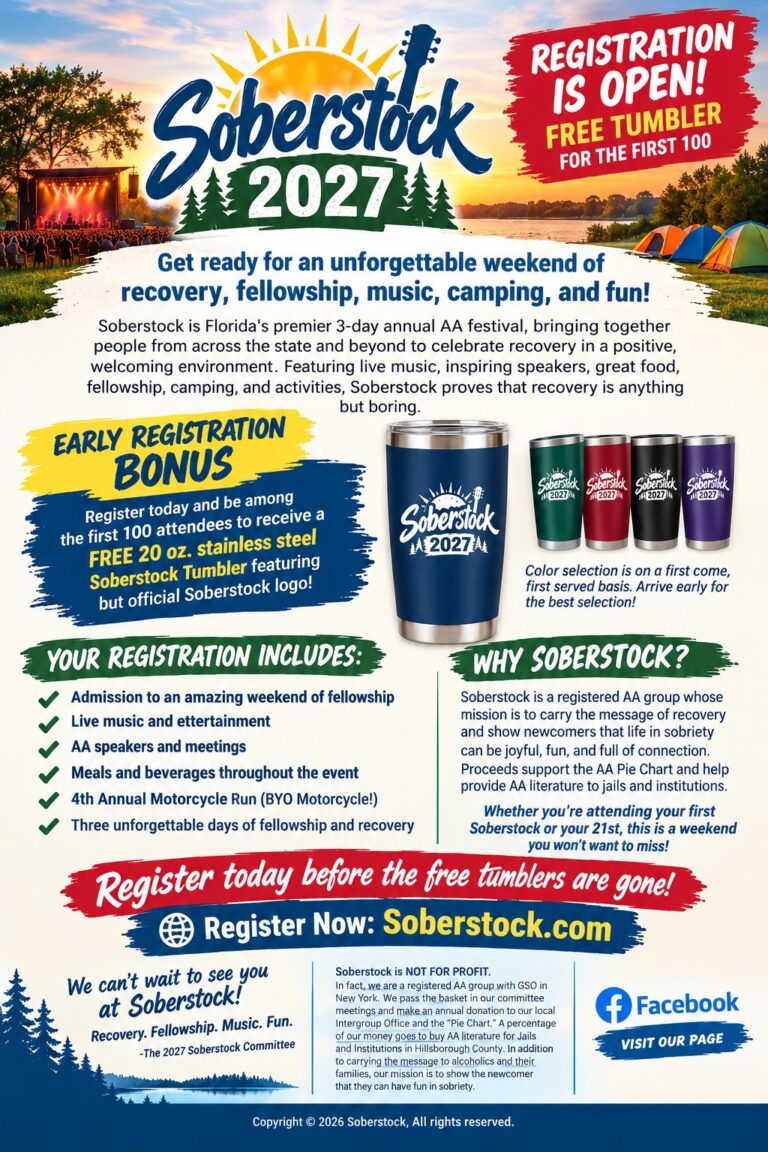 Soberstock 2027 Registration is Open!